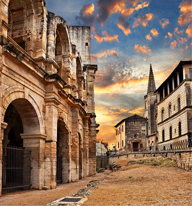 Ancient Roman arena in Arles